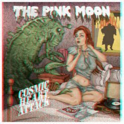 The Pink Moon <br> Cosmic Heart Attack -LTD 3D Glasses Included (LP + CD)