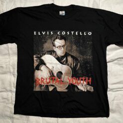 Elvis Costello <br> Original Vintage Brutal Youth 1994 Tour T-shirt (XL)