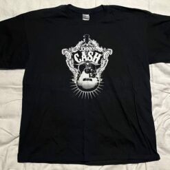 Johnny Cash <br> Vintage T-skjorte (XL)