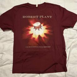 Robert Plant <br> Brukt 2019 Turne T-skjorte - L